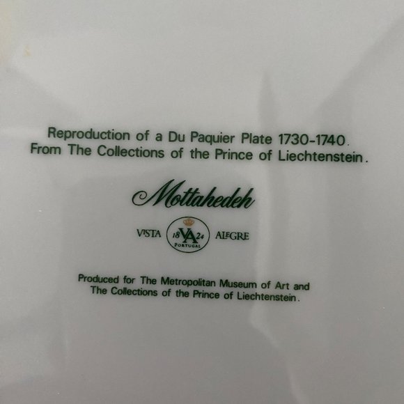 Mottahedeh Metropolitan Museum of Art Du Paquier plates 4 boar dog rabbits  fox - Picture 8 of 12